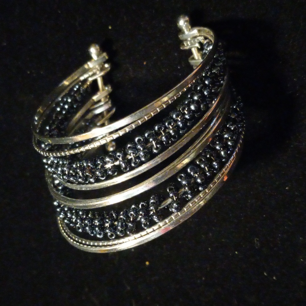 9 layer cuff bracelet